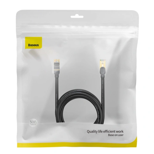 Kup Netzwerkkabel Baseus Speed Seven RJ45 10Gbps 5m schwarz - BSU3554 - {ean13} - Sklep Home Screen