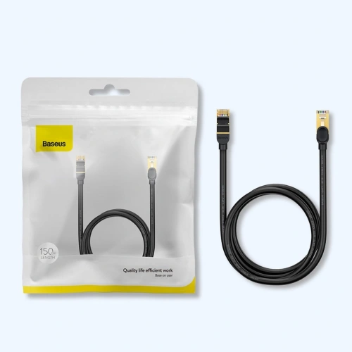 Kup Cablul de rețea Baseus Speed Seven RJ45 10Gbps 5m negru - BSU3554 - {ean13} - Sklep Home Screen