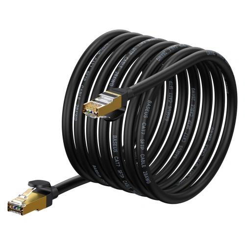 Buy Ethernet Cable Baseus Speed Seven RJ45 10Gbps 8m black - BSU3555 - {ean13} - Home Screen Store Europe