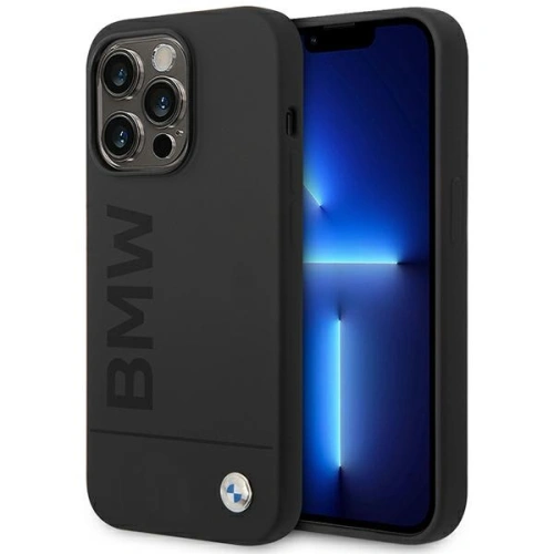 Kup Etui BMW BMHMP14LSLBLBK Apple iPhone 14 Pro černý/black hardcase Silicone Signature Logo Magsafe - BMW300 - {ean13} - Sklep Home Screen