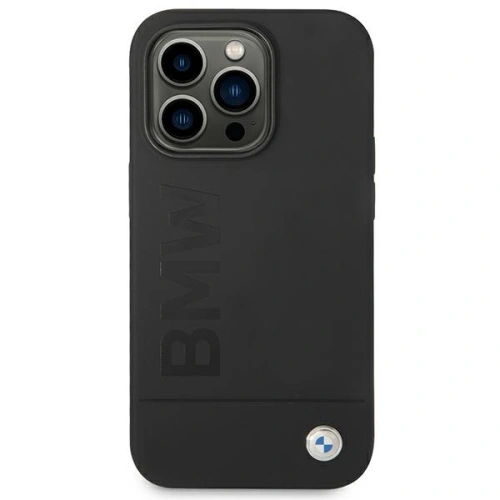 Kup Etui BMW BMHMP14LSLBLBK Apple iPhone 14 Pro negru/black hardcase Silicone Signature Logo Magsafe - BMW300 - {ean13} - Sklep Home Screen