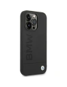 Kup Etui BMW BMHMP14LSLBLBK Apple iPhone 14 Pro negru/black hardcase Silicone Signature Logo Magsafe - BMW300 - {ean13} - Sklep Home Screen