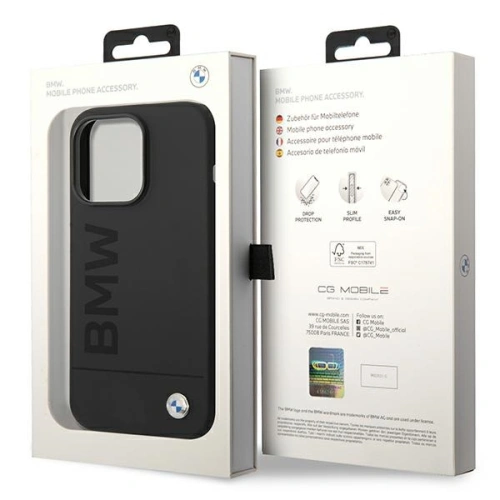 Kup Etui BMW BMHMP14LSLBLBK Apple iPhone 14 Pro černý/black hardcase Silicone Signature Logo Magsafe - BMW300 - {ean13} - Sklep Home Screen