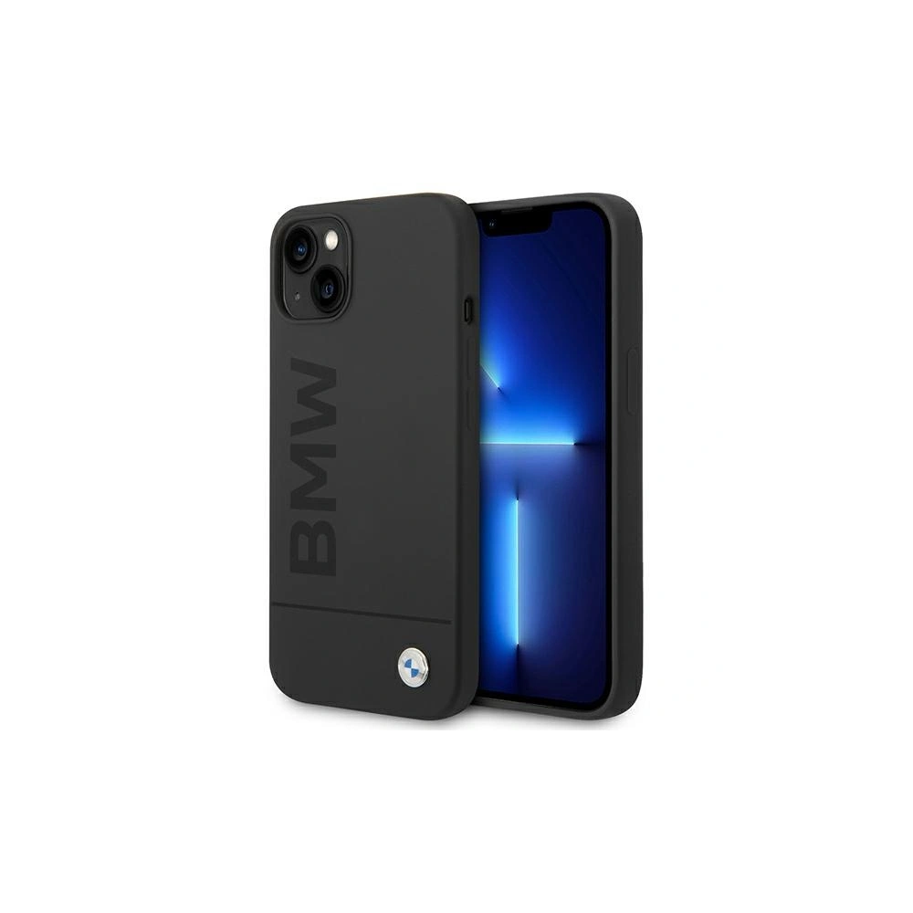 Etui BMW BMHMP14MSLBLBK Apple iPhone 14 Plus / 15 Plus czarny/black hardcase Silicone Signature Logo Magsafe