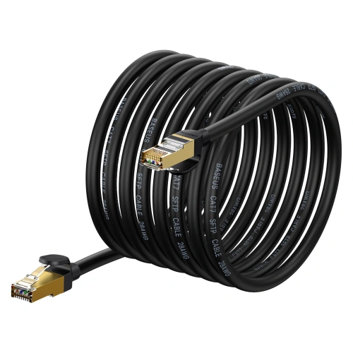 Kup Kabel de rețea Baseus Speed Seven RJ45 10Gbps 10m negru - BSU3556 - {ean13} - Sklep Home Screen