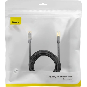 Kup Kabel sieciowy Baseus Speed Seven RJ45 10Gbps 10m czarny - BSU3556 - {ean13} - Sklep Home Screen