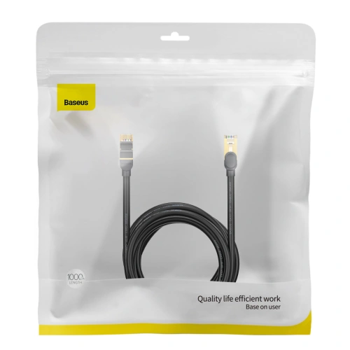 Kup Kabel sieciowy Baseus Speed Seven RJ45 10Gbps 10m czarny - BSU3556 - {ean13} - Sklep Home Screen