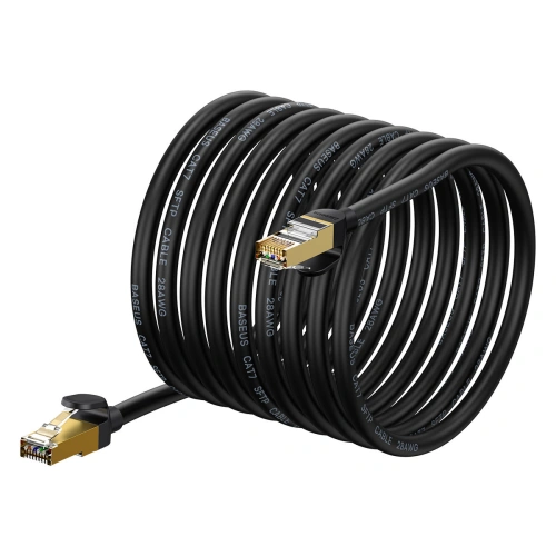 Kup Cablul de rețea Baseus Speed Seven RJ45 10Gbps 15m negru - BSU3557 - {ean13} - Sklep Home Screen