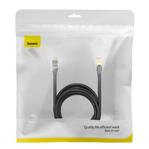 Kup Netzwerkkabel Baseus Speed Seven RJ45 10Gbps 20m schwarz - BSU3558 - {ean13} - Sklep Home Screen