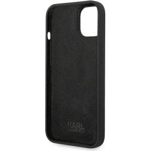 Etui Karl Lagerfeld KLHCP14MSLKHBK Apple iPhone 14 Plus / 15 Plus hardcase czarny/black Silicone Karl`s Head