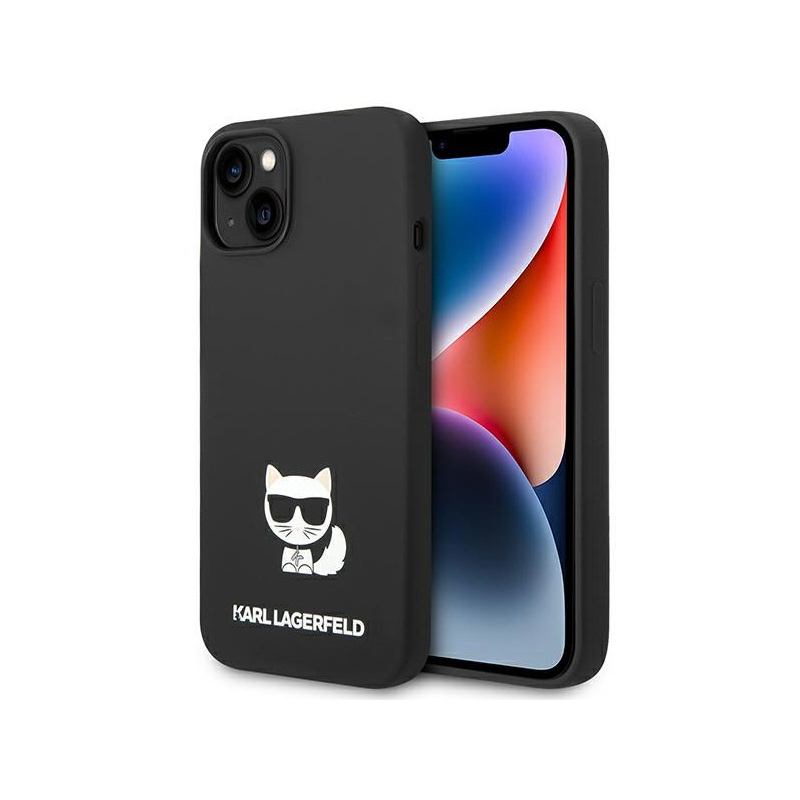 Kup Etui Karl Lagerfeld KLHCP14SSLCTBK Apple iPhone 14 hardcase czarny/black Silicone Choupette Body - 3666339076559 - KLD1076 - Homescreen.pl