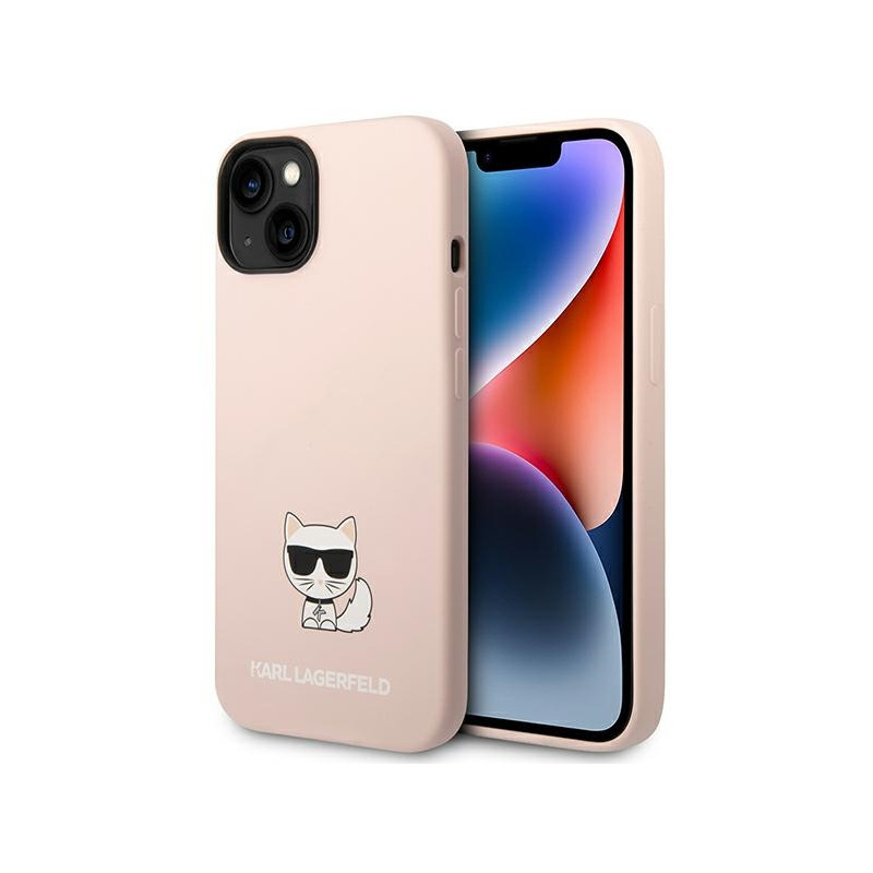 Kup Etui Karl Lagerfeld KLHCP14SSLCTPI Apple iPhone 14 hardcase jasnoróżowy/light pink Silicone Choupette Body - 3666339076634 - KLD1077 - Homescreen.pl