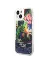 Kup Etui Guess GUHCP14SLFLSB Apple iPhone 14 kék/blue hardcase Flower Liquid Glitter - GUE2062 - {ean13} - Sklep Home Screen