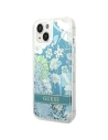 Kup Etui Guess GUHCP14SLFLSN Apple iPhone 14 zelené/green hardcase Flower Liquid Glitter - GUE2063 - {ean13} - Sklep Home Screen