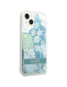 Kup Etui Guess GUHCP14SLFLSN Apple iPhone 14 zelené/green hardcase Flower Liquid Glitter - GUE2063 - {ean13} - Sklep Home Screen
