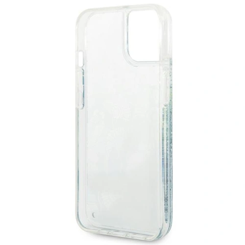 Kup Etui Guess GUHCP14SLFLSN Apple iPhone 14 zelené/green hardcase Flower Liquid Glitter - GUE2063 - {ean13} - Sklep Home Screen