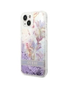 Kup Etui Guess GUHCP14SLFLSU Apple iPhone 14 lila/purple kemény tok Virágos Folyékony Csillámpor - GUE2064 - {ean13} - Sklep Home Screen