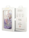 Kup Etui Guess GUHCP14SLFLSU Apple iPhone 14 violet/hardcase cu flori Glitter lichid - GUE2064 - {ean13} - Sklep Home Screen