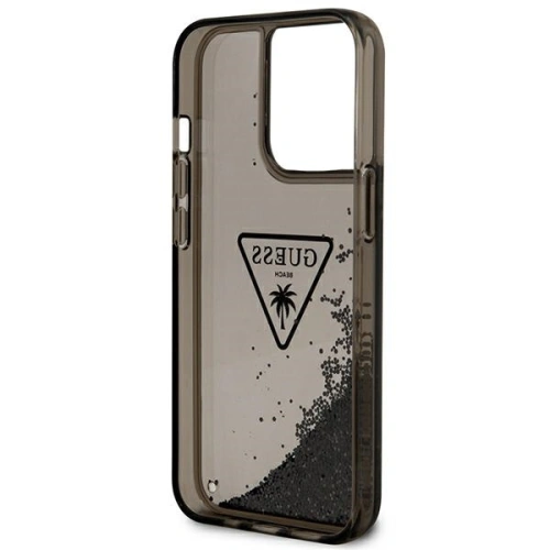 Kup Etui Guess GUHCP14XLFCTPK Apple iPhone 14 Pro Max negru/black hardcase Liquid Glitter Palm Collection - GUE2065 - {ean13} - Sklep Home Screen