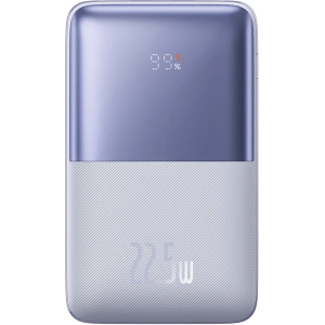 Powerbank Baseus Bipow Pro 20000mAh 22.5W + kabel USB-A - USB-C 3A 0.3m fioletowy