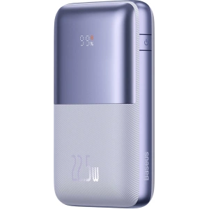 Powerbank Baseus Bipow Pro 20000mAh 22.5W + kabel USB-A - USB-C 3A 0.3m fioletowy