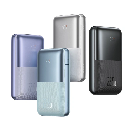 Kup Powerbank Baseus Bipow Pro 20000mAh 22.5W + cablu USB-A - USB-C 3A 0.3m violet - BSU3562 - {ean13} - Sklep Home Screen