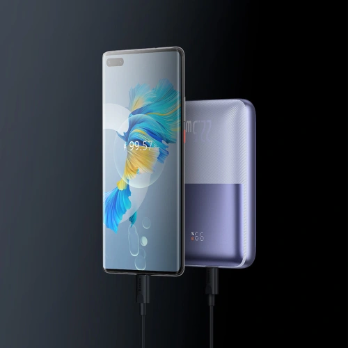 Kup Powerbank Baseus Bipow Pro 20000mAh 22.5W + kabel USB-A - USB-C 3A 0.3m fioletowy - BSU3562 - {ean13} - Sklep Home Screen