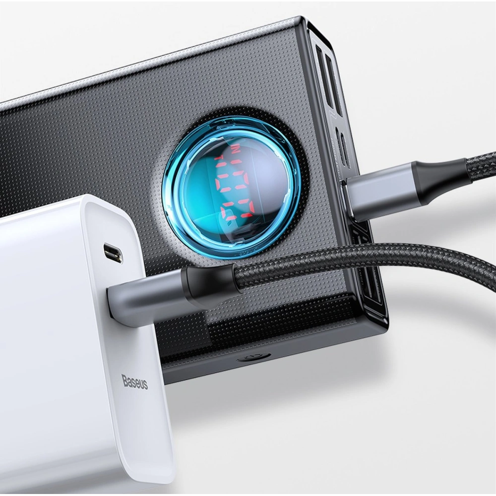 Powerbank Baseus Amblight 65W 30000mAh Overseas Edition biały