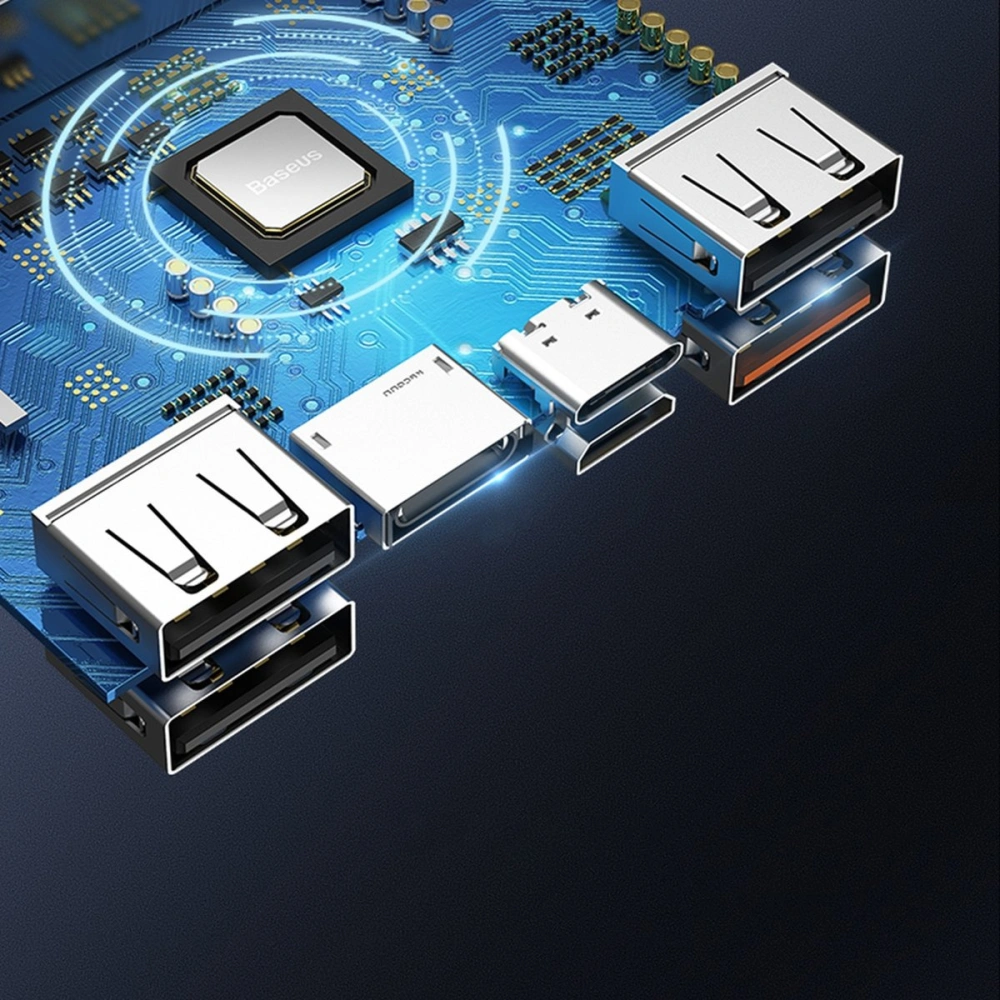 Powerbank Baseus Amblight 65W 30000mAh Overseas Edition biały