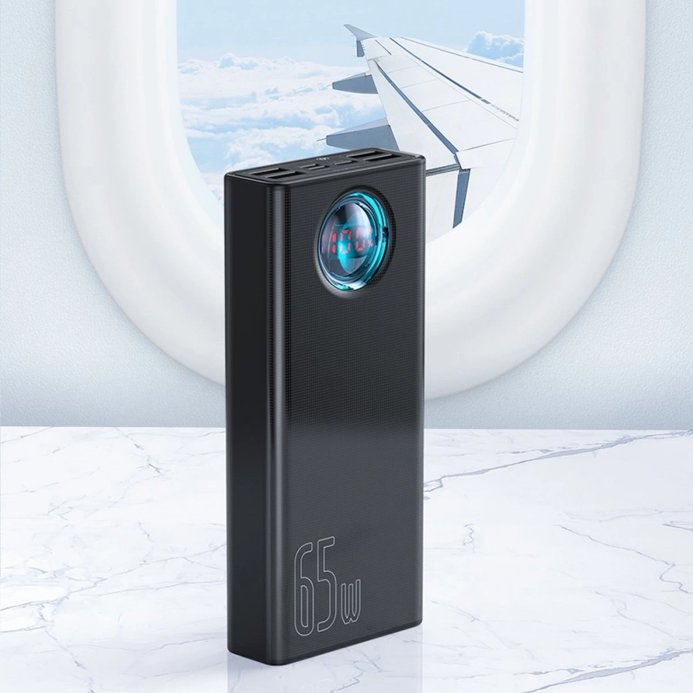 Powerbank Baseus Amblight 65W 30000mAh Overseas Edition biały
