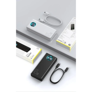 Powerbank Baseus Amblight 65W 30000mAh Overseas Edition biały