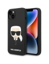 Etui Karl Lagerfeld KLHCP14SSLKHBK Apple iPhone 14 hardcase negru/black Silicon Karl`s Head