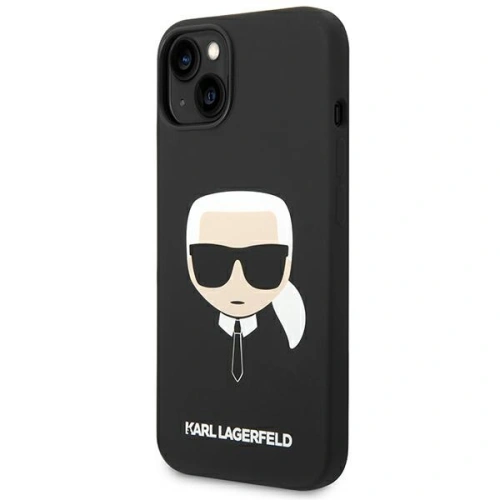 Kup Etui Karl Lagerfeld KLHCP14SSLKHBK Apple iPhone 14 hardcase negru/black Silicon Karl`s Head - KLD1078 - {ean13} - Sklep Home Screen