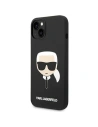 Kup Etui Karl Lagerfeld KLHCP14SSLKHBK Apple iPhone 14 hardcase negru/black Silicon Karl`s Head - KLD1078 - {ean13} - Sklep Home Screen