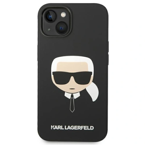 Kup Etui Karl Lagerfeld KLHCP14SSLKHBK Apple iPhone 14 hardcase negru/black Silicon Karl`s Head - KLD1078 - {ean13} - Sklep Home Screen