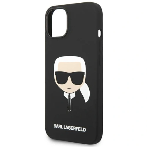 Kup Etui Karl Lagerfeld KLHCP14SSLKHBK Apple iPhone 14 hardcase negru/black Silicon Karl`s Head - KLD1078 - {ean13} - Sklep Home Screen