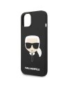 Kup Etui Karl Lagerfeld KLHCP14SSLKHBK Apple iPhone 14 hardcase negru/black Silicon Karl`s Head - KLD1078 - {ean13} - Sklep Home Screen
