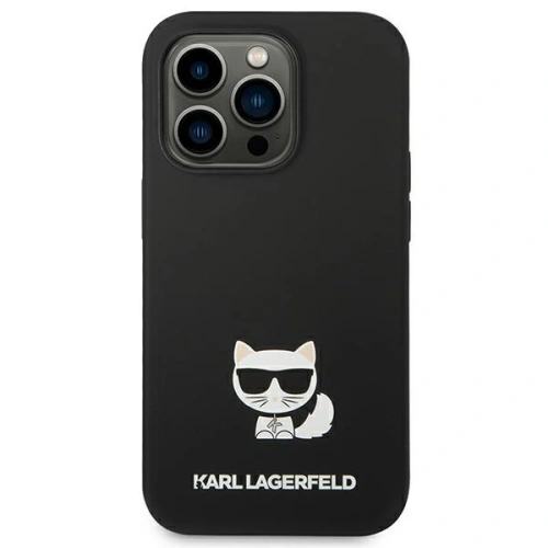Kup Case Karl Lagerfeld KLHCP14XSLCTBK Apple iPhone 14 Pro Max Hardcase schwarz/schwarz Silikon Choupette Body - KLD1079 - {ean13} - Sklep Home Screen