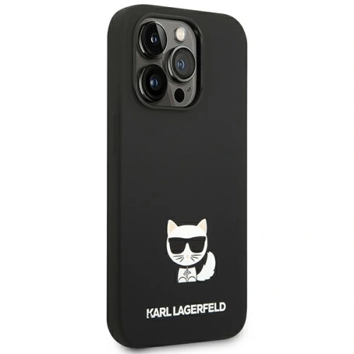 Kup Case Karl Lagerfeld KLHCP14XSLCTBK Apple iPhone 14 Pro Max Hardcase schwarz/schwarz Silikon Choupette Body - KLD1079 - {ean13} - Sklep Home Screen