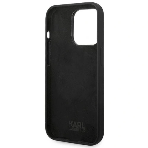 Buy Karl Lagerfeld KLHCP14XSLCTBK Apple iPhone 14 Pro Max hardcase black Silicone Choupette Body - KLD1079 - {ean13} - Home Screen Store Europe