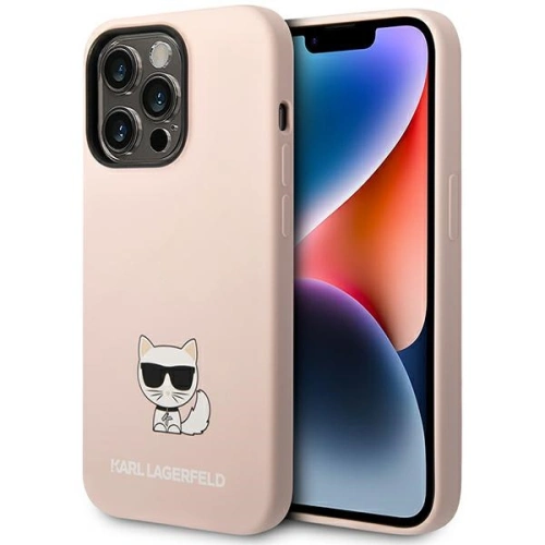 Kup Etui Karl Lagerfeld KLHCP14XSLCTPI Apple iPhone 14 Pro Max hardcase jasnorůžový/light pink Silicone Choupette Body - KLD1080 - {ean13} - Sklep Home Screen