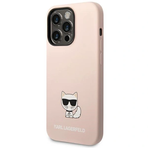 Kup Etui Karl Lagerfeld KLHCP14XSLCTPI Apple iPhone 14 Pro Max hardcase jasnorůžový/light pink Silicone Choupette Body - KLD1080 - {ean13} - Sklep Home Screen