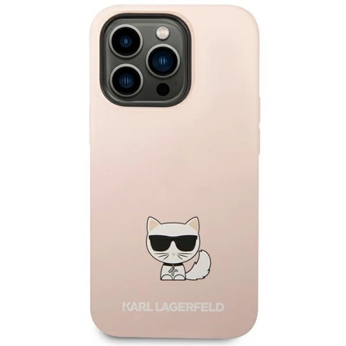 Kup Etui Karl Lagerfeld KLHCP14XSLCTPI Apple iPhone 14 Pro Max hardcase jasnorůžový/light pink Silicone Choupette Body - KLD1080 - {ean13} - Sklep Home Screen