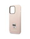 Kup Etui Karl Lagerfeld KLHCP14XSLCTPI Apple iPhone 14 Pro Max hardcase roz deschis/pink deschis Silicone Choupette Body - KLD1080 - {ean13} - Sklep Home Screen