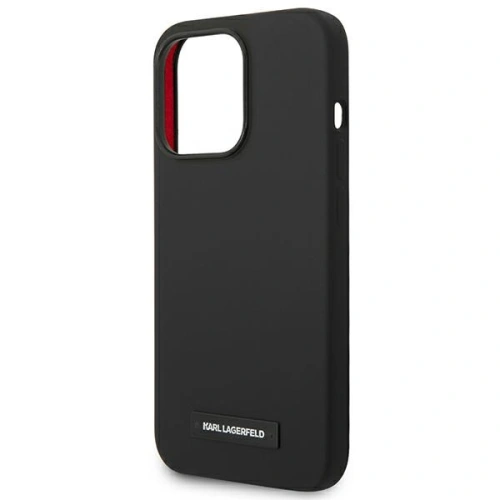 Kup Case Karl Lagerfeld KLHMP14LSLMP1K Apple iPhone 14 Pro Hardcase schwarz/black Silikon-Plakette Magsafe - KLD1082 - {ean13} - Sklep Home Screen