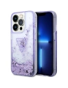 Etui Guess GUHCP14XLFCTPU Apple iPhone 14 Pro Max violet/culoare purpurie hardcase Liquid Glitter Palm Collection
