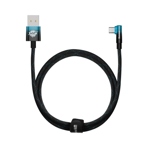 Kup Cablul unghiular Baseus MVP 2 Elbow USB-A - USB-C 1m PD 100W 5A albastru - BSU3566 - {ean13} - Sklep Home Screen