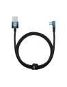 Cablul unghiular Baseus MVP 2 Elbow USB-A - USB-C 1m PD 100W 5A albastru