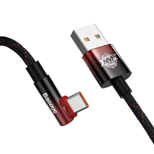 Kup Kabel úhlový Baseus MVP 2 Elbow USB-A - USB-C 2m PD 100W 5A červený - BSU3567 - {ean13} - Sklep Home Screen
