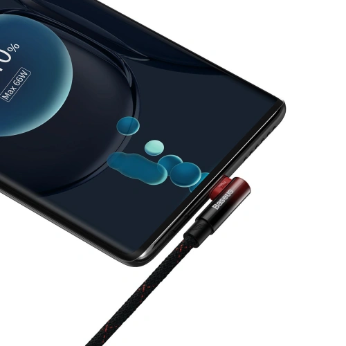 Kup Kabel úhlový Baseus MVP 2 Elbow USB-A - USB-C 2m PD 100W 5A červený - BSU3567 - {ean13} - Sklep Home Screen